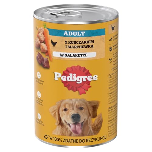 Pedigree Adult Nassfutter für Erwachsene Hunde mit Huhn und... - Animalerie Amazon Allemagne à 5.94€