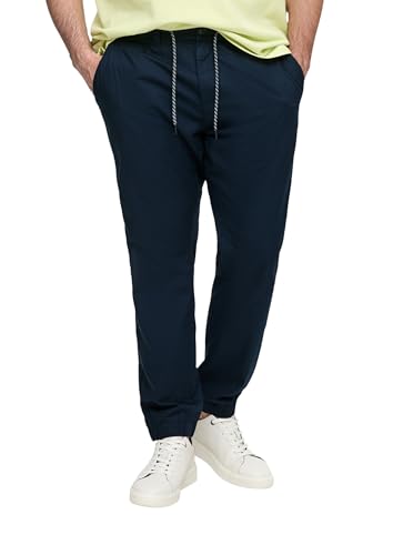 s.Oliver Baumwoll-Hose mit elastischem Bund und Print-Detail - Garden & Outdoor Amazon Germany à 23.75€
