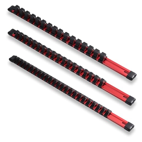 ALOANES Lot de 3 rails de rangement à douilles en aluminium... - Bricolage & Outils Amazon France à 55.50€