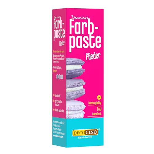DECOCINO Farbpaste Flieder – 20 g – Lebensmittelfarbe... - High-Tech & Électronique Amazon Allemagne à 1.79€