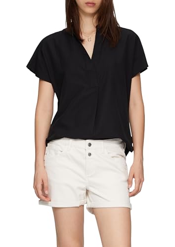 QS Camicia in Popeline, Nero, 40 - Mode & Vêtements en promo à 11.03€
