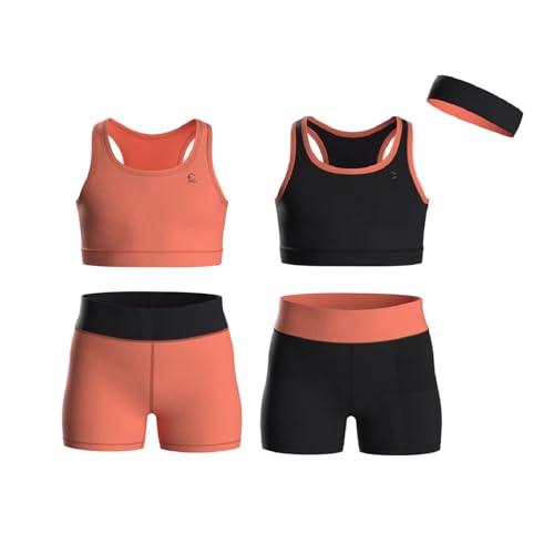 Essenclo Girls Clothing Athletic Sets Sleeveless Crop Tank... - Sports & Fitness Amazon Allemagne à 10.80€