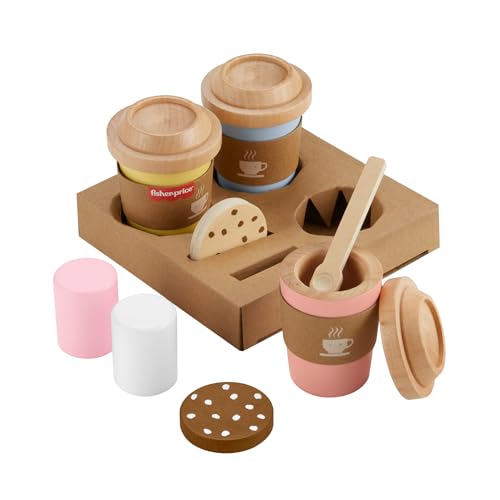 Fisher-Price Set de café para Llevar de Madera, Juguete de... - Toys & Games Amazon Spain à 10.06€