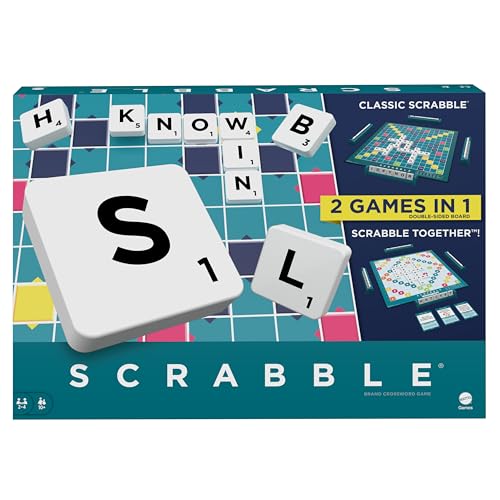 Mattel Games Scrabble Board Game, Family Word Game with Two... - Jouets & Jeux en promo à 10.99€