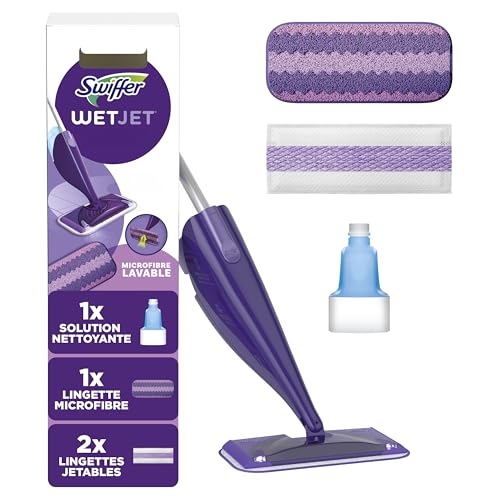 Swiffer Balai WetJet, Kit de Démarrage (1 Balai, 1 Lingette... en promo à 28,83€ (-39%) sur Amazon FR