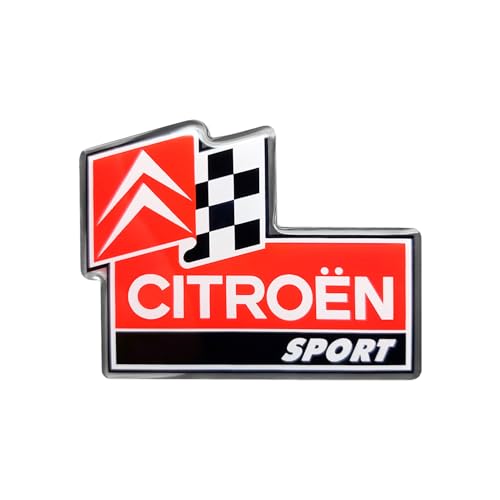 Citroen Sport 3D Chess Flag Sticker, 50 x 66 mm - Sports & Fitness Amazon Royaume-Uni à 8.33€