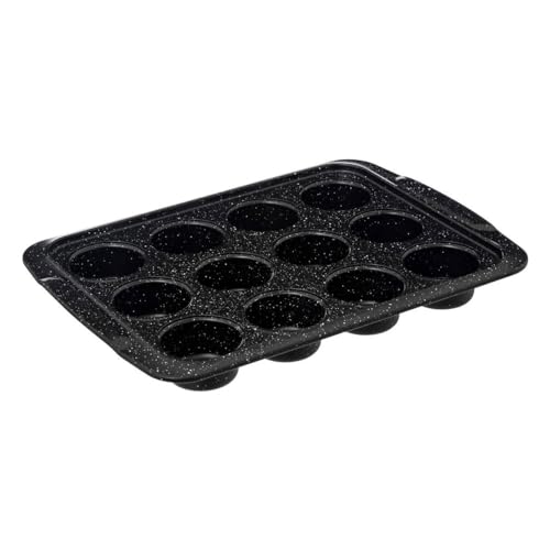 5five - muffinform 12 muffins 32x135cm stahl "caractère - Maison & Cuisine en promo à 7.99€