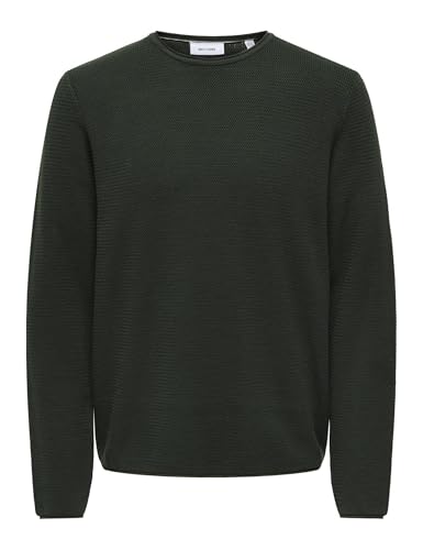 Only & Sons SÓLO&Hijos Suéter Hombre Cuello Redondo Algodón... - Bon plan à 18.04€