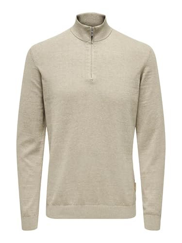 Only & Sons Pull en Maille ONSLOUI Pull-Overs Oatmeal S... en promo à 14,41€ (-64%) sur Amazon FR