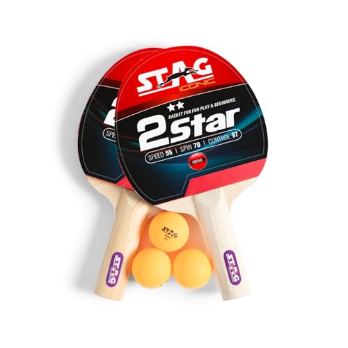 STAG Iconic 2-Star Table Tennis Set | Color:... - Sports & Fitness Amazon Allemagne à 10.19€