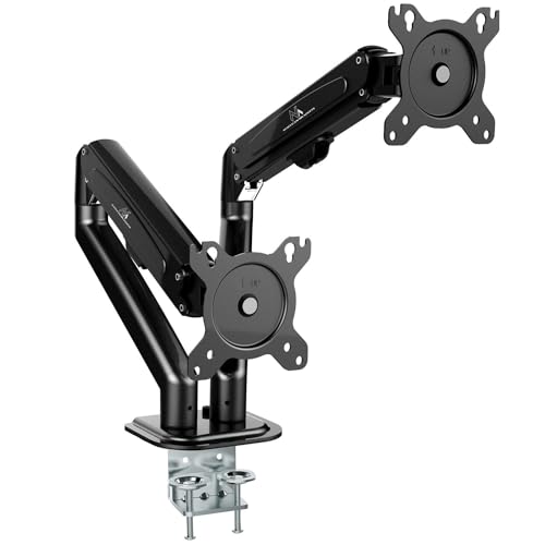 Maclean MC-861N Soporte para 2 Monitores, Resorte de Gas... - Bon plan à 41.37€