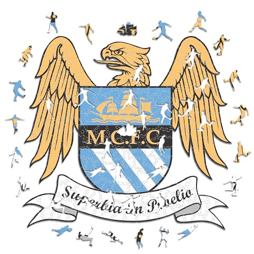 Iconic Puzzles - Manchester City Retro-Logo, 100%... - Jouets & Jeux Amazon Royaume-Uni à 13.86€