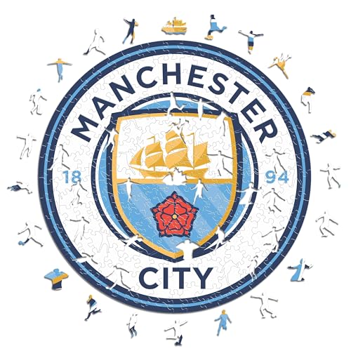 Iconic Puzzles - Manchester City Logo, 100% eco-sustainable... - Toys & Games Amazon UK à 12.49€