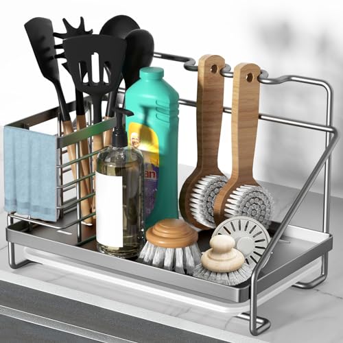 Kitchen Sink Caddy, Kitchen Sink Organizer Stainless Steel... - Maison & Cuisine Amazon Royaume-Uni à 7.99€