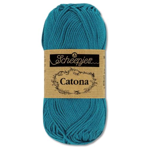Frida's Wollhaus Scheepjes 50 g Catona 100% Cotone per... - Loisirs Créatifs en promo à 2.49€