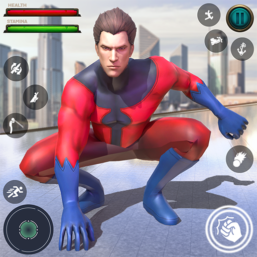 Super Miami Real Rope Spider : Flying Man Fight with... - Jeux Vidéo & Consoles en promo à 4.19€