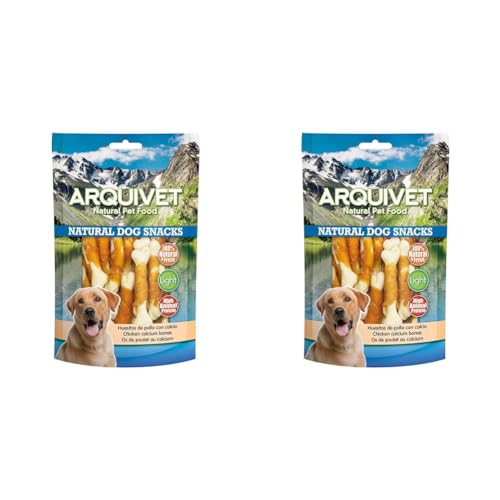 Arquivet Huesitos de Pollo con Calcio, 100 g (Paquete de 2) - Animalerie Amazon Espagne à 7.00€