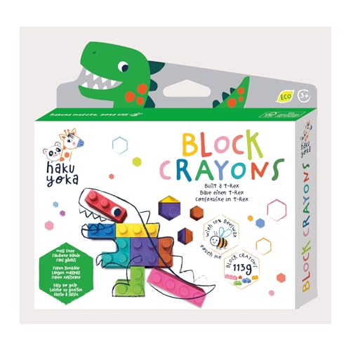 Haku Yoka 6303089 Block Wachsmalkreiden-Set, T-Rex... - Jouets & Jeux Amazon Allemagne à 5.38€