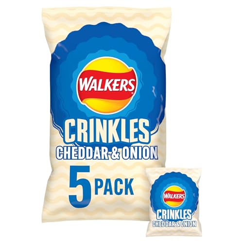 Walkers Crinkles Cheddar Cheese & Onion Multipack Crisps... - Épicerie Amazon Royaume-Uni à 1.50€
