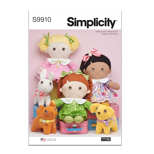 SIMPLICITY Elaine Heigl Designs OS SS9910OS Plüschpuppen... - Maison & Cuisine Amazon Allemagne à 15.04€