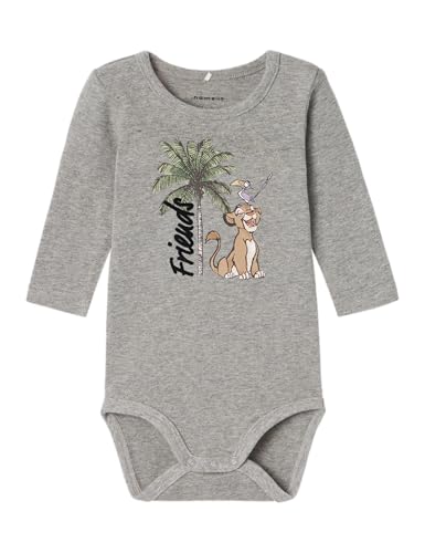 NAME IT Baby-Jungen Nbmjebbi Lionking Ls Wdi Body, Grey... - Bébé & Puériculture Amazon Allemagne à 5.45€