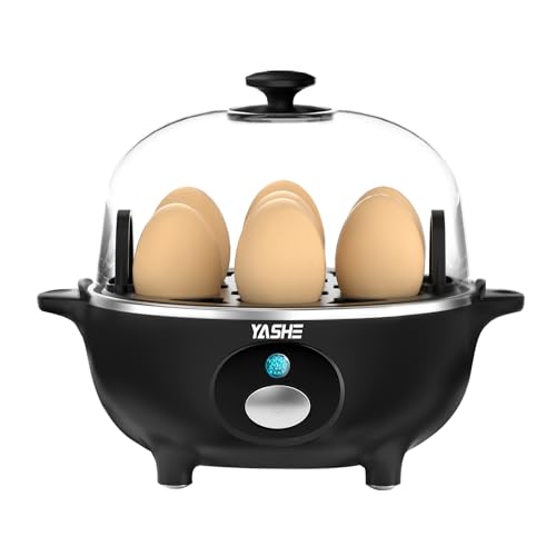 YASHE Cuociuova, 360W Cucina Compatta Multifunzione, 7 Uova... - Animalerie Amazon Italie à 35.12€