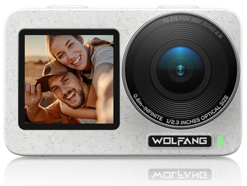 WOLFANG Seeker One Action CAM, 4K 60FPS Double écran... - High-Tech & Électronique Amazon Espagne à 39.20€