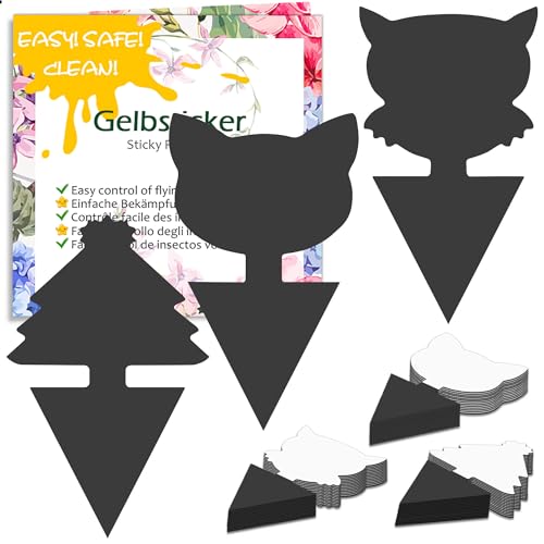 Blooven Gelbsticker Schwarz Trauermücken Bekämpfen 30... - Jardin & Extérieur en promo à 6.99€