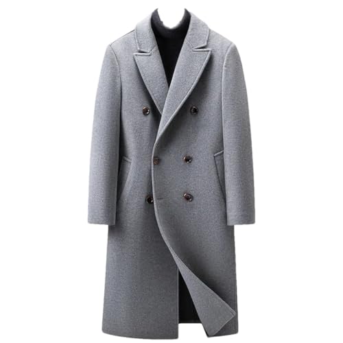 keusyoi Abrigo largo de lana para hombre, doble botonadura... - Jardin & Extérieur Amazon Espagne à 25.01€