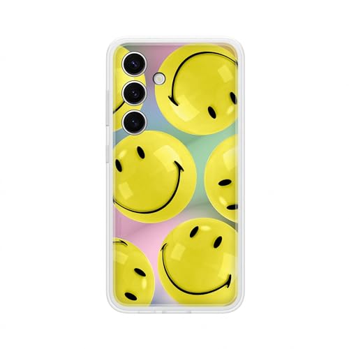 Samsung FlipSuit Coque pour Galaxy S24+, Carte Smiley avec... en promo sur Amazon