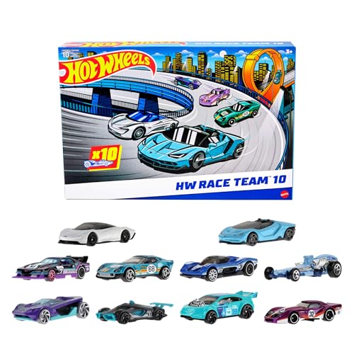 Hot Wheels 10-Pack of Toy Race Cars (Assorted Styles, One... - Jouets & Jeux Amazon Royaume-Uni à 12.99€