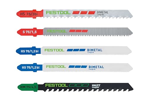 Festool Stichsägeblatt-Set STS-Sort/21 P/M/B - DIY & Tools Amazon Germany à 54.13€