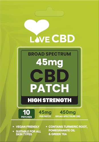 CBD Patches - High Strength - 45mg per Patch - Broad... - Amazon Royaume-Uni à 4.40€