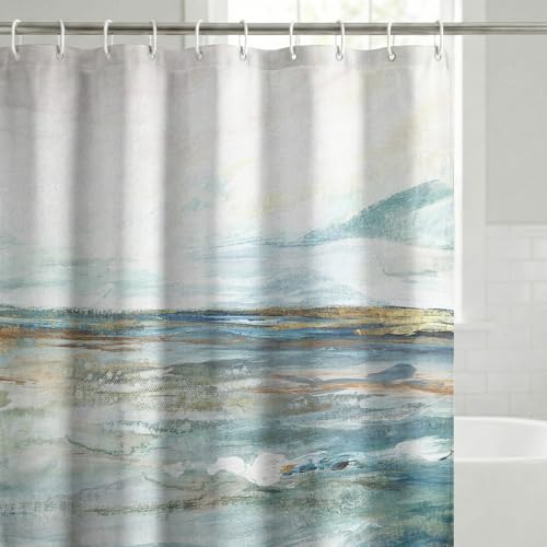 Americanflat 71x74 Abstract Shower Curtain - 100% Polyester... - Sports & Fitness en promo à 9.09€