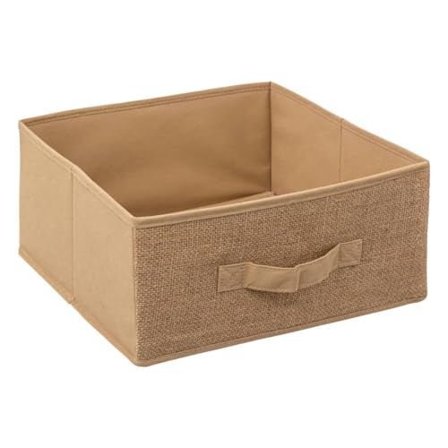 5five - panier toile de jute 31x15cm mix 'n modul - Deal du jour à 3.99€