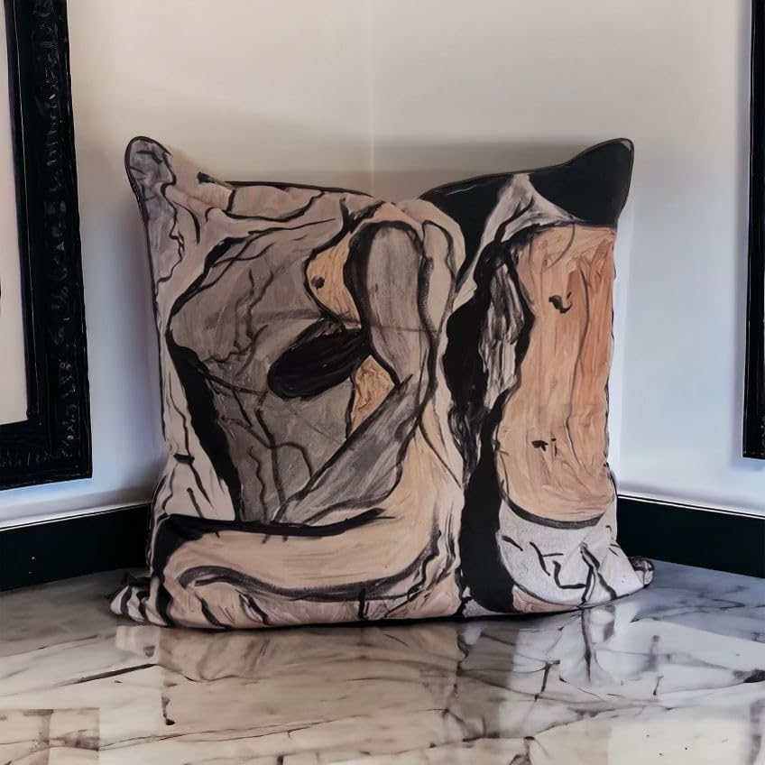 Vanderbeek Kunstinspirierter dekorativer Kissenbezug (55,9... - Maison & Cuisine Amazon Allemagne à 6.00€