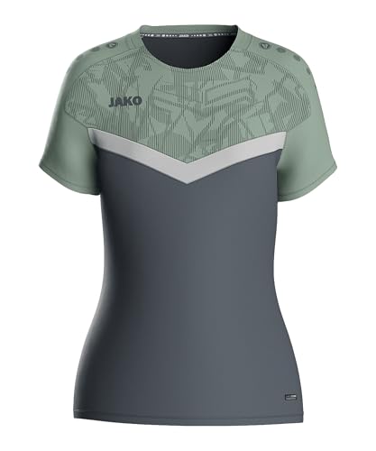 JAKO Camiseta Iconic, Anthra Light/Mint/Soft Grey, 42 para... - Maison & Cuisine Amazon Espagne à 23.69€