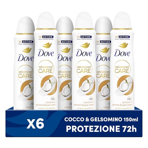 Dove Deodorante Spray Advanced Care Go Fresh Cocco e Fiori... - Beauty & Fragrances Amazon Italy à 9.63€