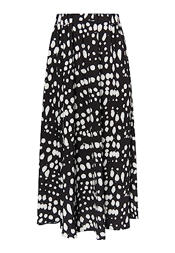 nascita Falda, Negro y Blanco, L para Mujer - Amazon Espagne à 17.10€