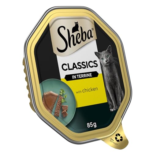 Sheba Classics Cat Tray with Chicken in Terrine 85g - Animalerie Amazon Royaume-Uni à 0.90€