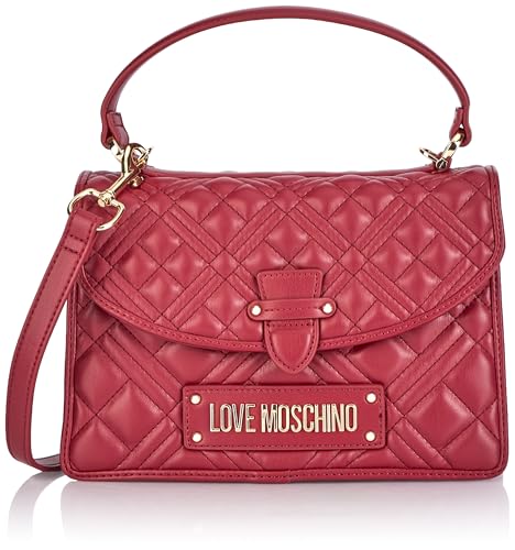 Love Moschino Bolso de Mano Mujer Burdeos Talla única - Amazon Espagne à 94.16€