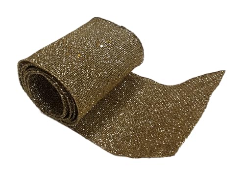 Kunststoffband Glitzer Gold 15 x 180 cm - Maison & Cuisine Amazon Allemagne à 4.96€