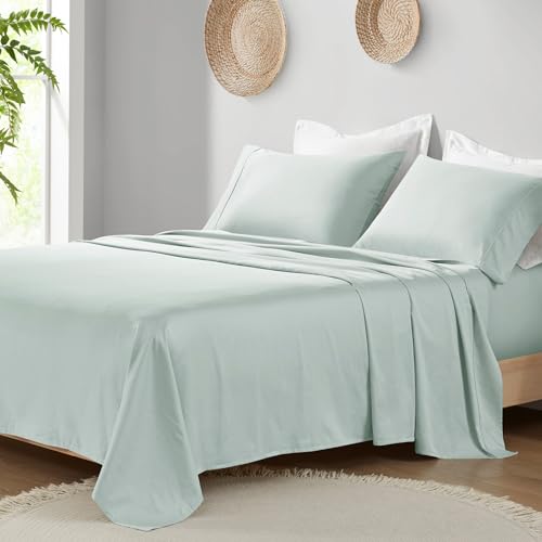 Madison Park Organic Cotton Sheet Soft & Breathable 300TC... - Amazon Royaume-Uni à 21.68€