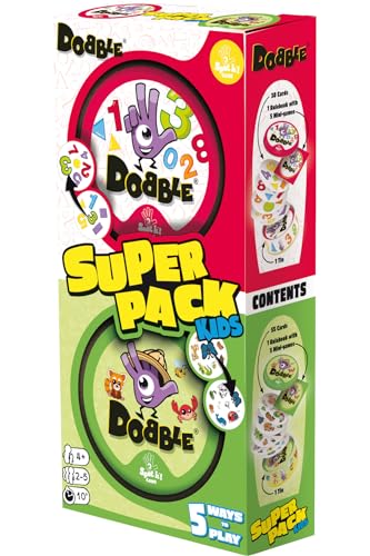 Asmodee | Dobble Super Pack Kids (123+Animals) | Family... - Jouets & Jeux Amazon Royaume-Uni à 16.98€
