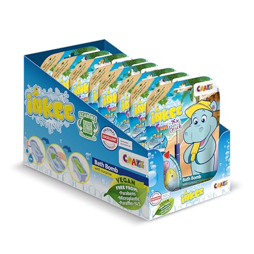 INKEE Fun Beach 8er Multipack | 8X Badekugeln Kinder mit... - Jouets & Jeux Amazon Allemagne à 12.61€