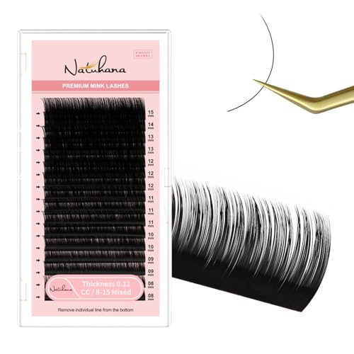 Natuhana Extension Cils Individuel 0.12mm CC Curl 8-15mm... - Beauté & Parfums Amazon France à 9.99€