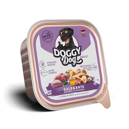 DOGGY Dog Paté veau et canard - 10 x 150 g - Nourriture... - Animalerie Amazon France à 7.66€
