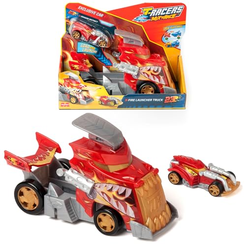 T-Racers MIX ´N RACE Fire Launcher Truck – Camion... - Jardin & Extérieur Amazon Italie à 6.64€