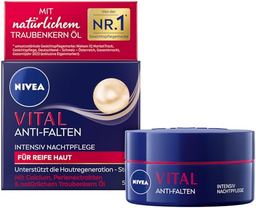 NIVEA VITAL Anti-Falten Intensiv Nachtpflege für reife... - Auto & Moto en promo à 3.59€