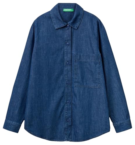 United Colors of Benetton Chemise, Bleu, X-Small en promo à 24,77€ (-52%) sur Amazon FR
